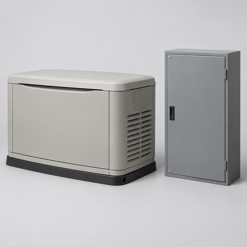 Sample 22kW Standby Generator + 200A Transfer Switch